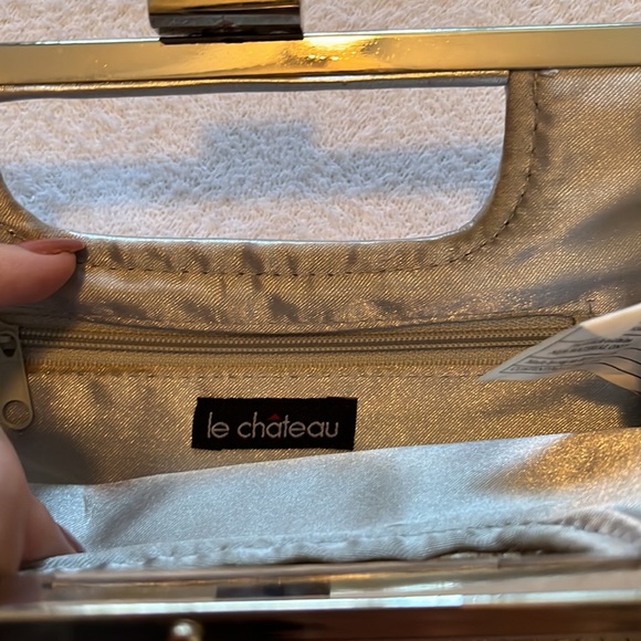 Le Chateau Metal Sequin Purse - Picture 3 of 4